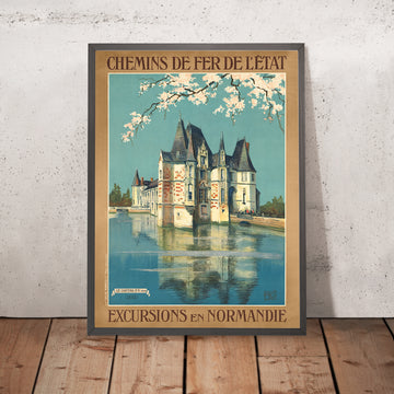 A framed image of 