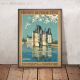 Reiseposter Normandie: Excursions en Normandie 