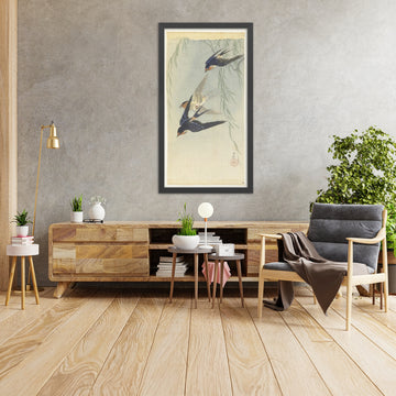 A framed image of 