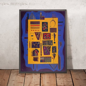 A framed image of 