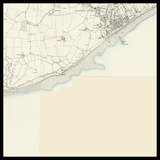Carte ancienne personnalisée de Clacton-on-Sea 