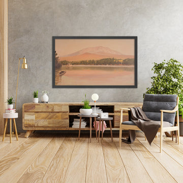 A framed image of 