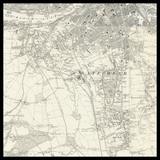 Carte ancienne personnalisée de Gateshead 