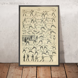 Vintage Fencing (Épée) Poster von Adolphe Millot, 1890 