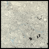 Mappa antica personalizzata di Camden Town 