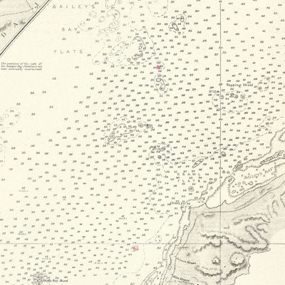 Old Bermuda Islands Nautical Chart, 1894: Hamilton, Castle Harbour, The Narrows