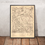Old Map of Sonoita, Arizona by USGS, 1932 – Elgin & Coronado National Forest