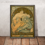 Société Populaire des Beaux-Arts by Alphonse Mucha, 1897