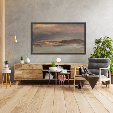 A framed image of 