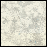 Personalised Old Map of Barnet