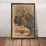 Vinckenbosch Hasselt Vintage Drinks Advertising Poster, 1910