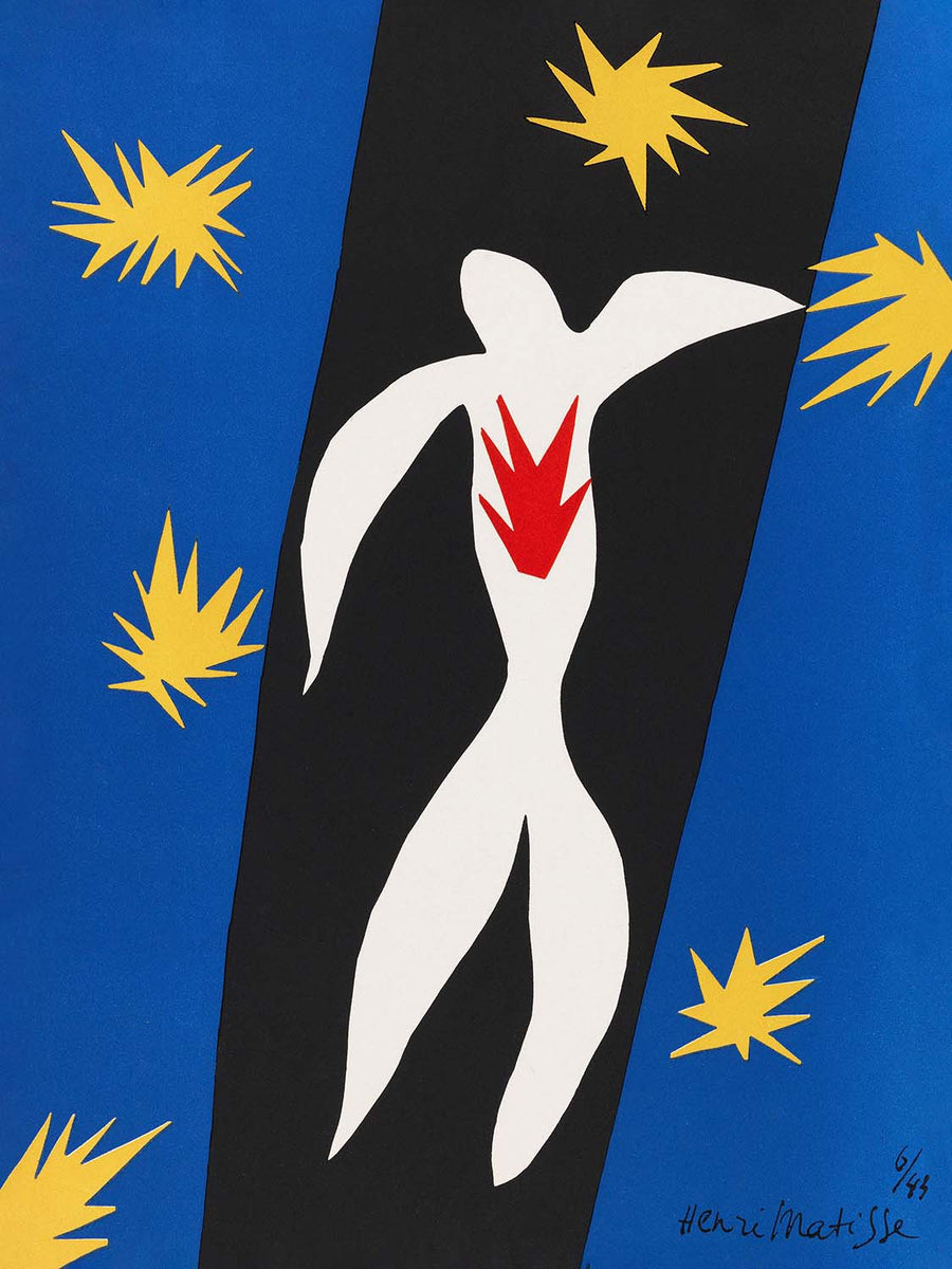 Der Fall des Ikarus (The Fall of Icarus) von Henri Matisse, 1943 