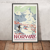 Norway Travel Poster by Norsk lithografisk Officin, 1930