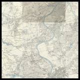 Mapa antiguo personalizado de Richmond upon Thames 