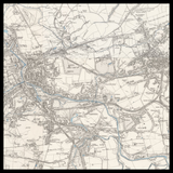 Carte ancienne personnalisée d'Airdrie 