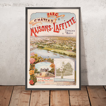 A framed image of 