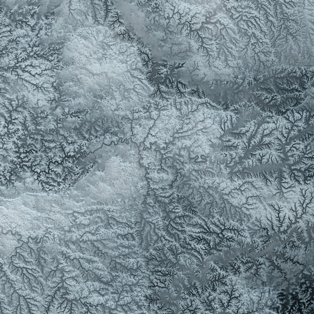 Kentucky Topografische 3D-Reliefkarte 