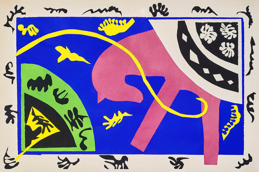 Das Pferd, der Reiter und der Clown (Le cheval, le cavalier et le clown) von Henri Matisse, 1947 
