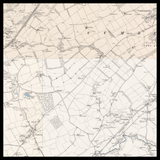 Carte ancienne personnalisée de Cumbernauld 
