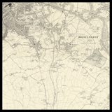 Carte ancienne personnalisée de Kingswood et Fishponds 