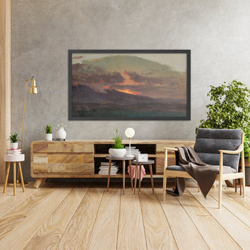 A framed image of 