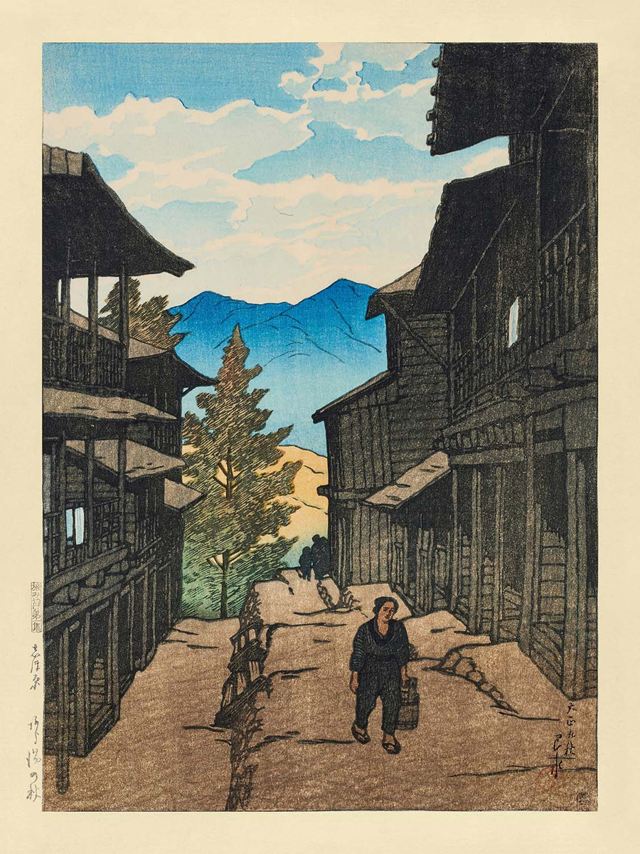 Autumn in Arayu, Shoibara by Hasui Kawase 1935