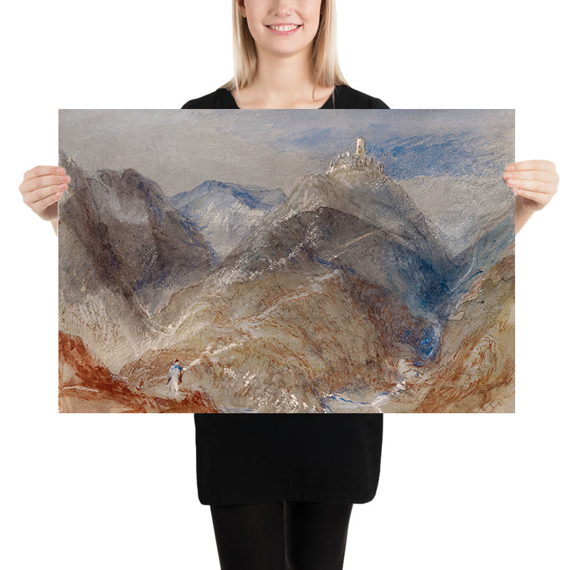 Castello in alto vicino a Ginevra di Turner, 1836 