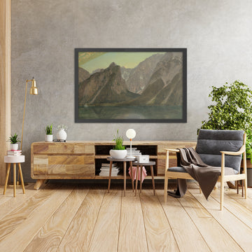 A framed image of 