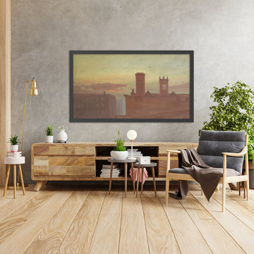 A framed image of 