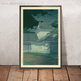 Château Aoba à Sendai par Hasui Kawase, 1935 