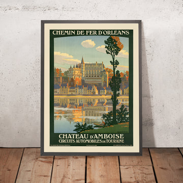 A framed image of 