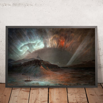 A framed image of 