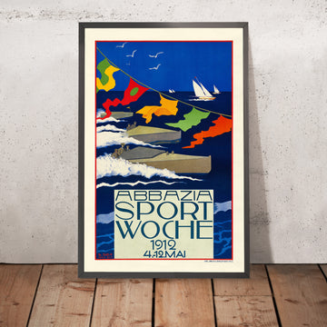 A framed image of 