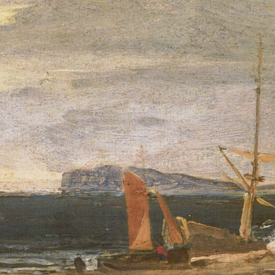 Una scena sulla costa inglese di Turner, 1798 