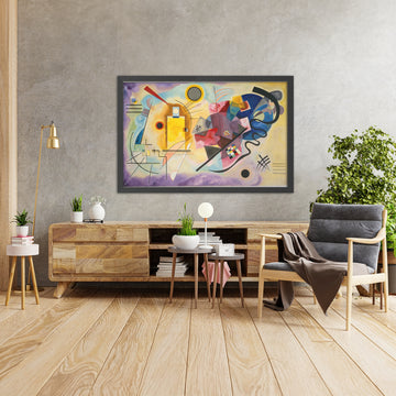 A framed image of 