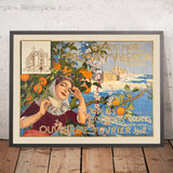 Palma de Mallorca Travel Poster: Grand Hôtel by Joan Llaverias, 1901