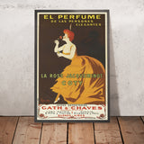 Coty La Rose Jacqueminot Vintage Perfume Poster by Leonetto Cappiello, 1904