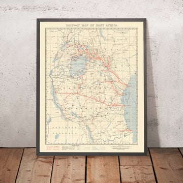 Vecchia mappa ferroviaria dell&