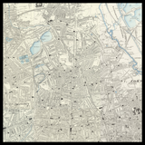 Carte ancienne personnalisée de Stoke Newington 