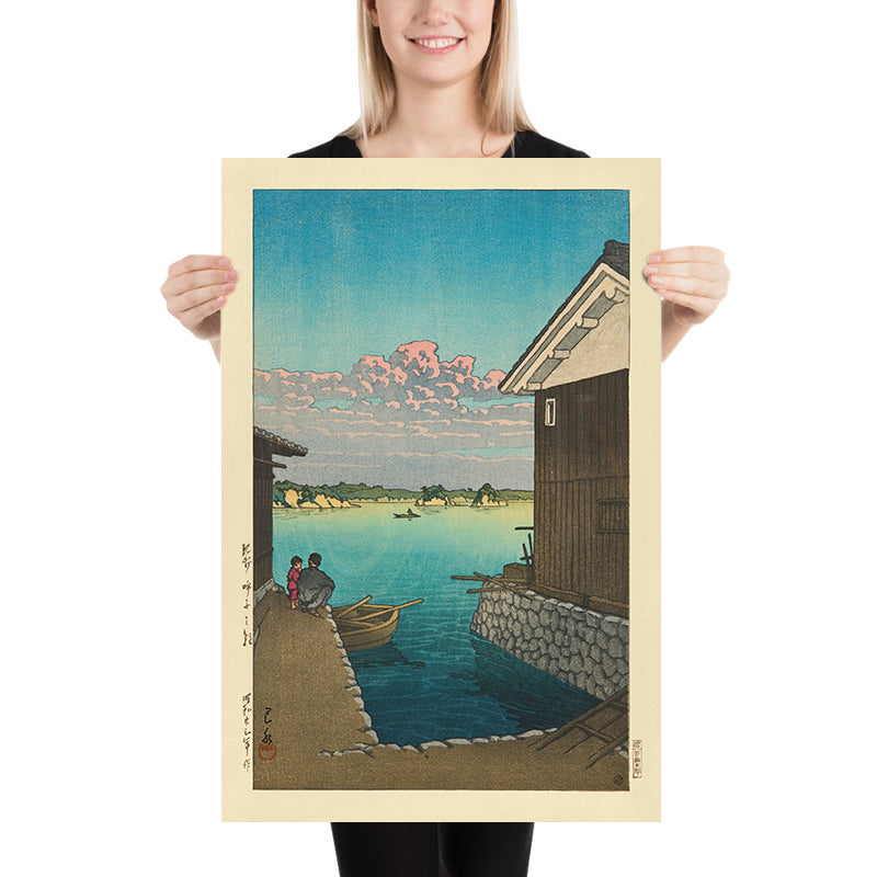 Matin à Yobuko, Hizen par Hasui Kawase, 1935 