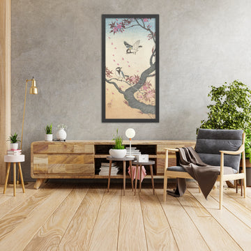 A framed image of 