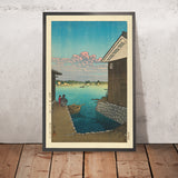 Mañana en Yobuko, Hizen de Hasui Kawase, 1935 