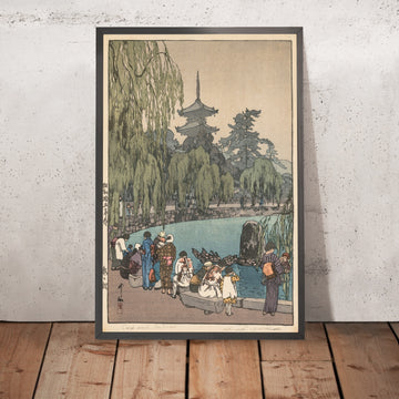 A framed image of 