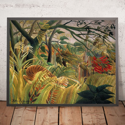 Tigre en una tormenta tropical, Henri Rousseau, 1891