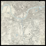 Personalisierte alte Karte von Wandsworth 
