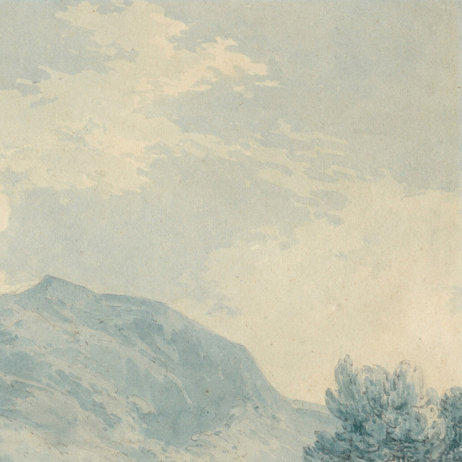 Ilam Rock, Dovedale, Derbyshire por Turner, 1802 