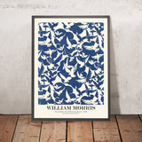 Pigeons in White & Blue by William Morris, 1928