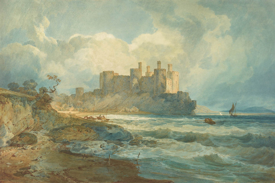 Castillo de Conway, Gales del Norte por Turner, 1798 