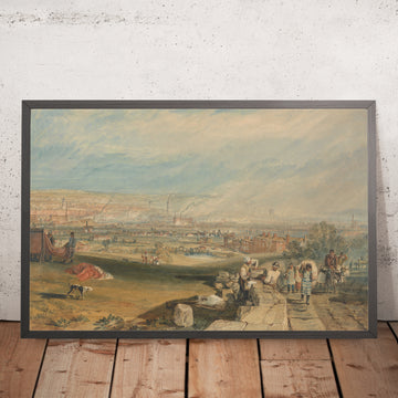 A framed image of Leeds (by JMW Turner) by Turner, 1816