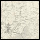 Carte ancienne personnalisée de Caerphilly 